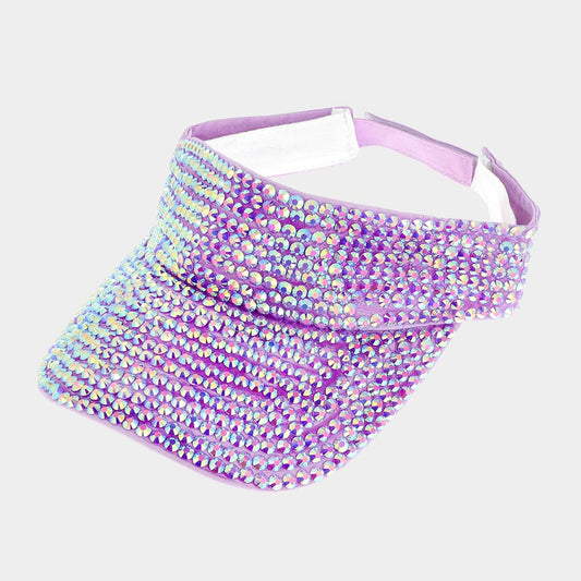 HATEGORY Bling Studded Visor Hat