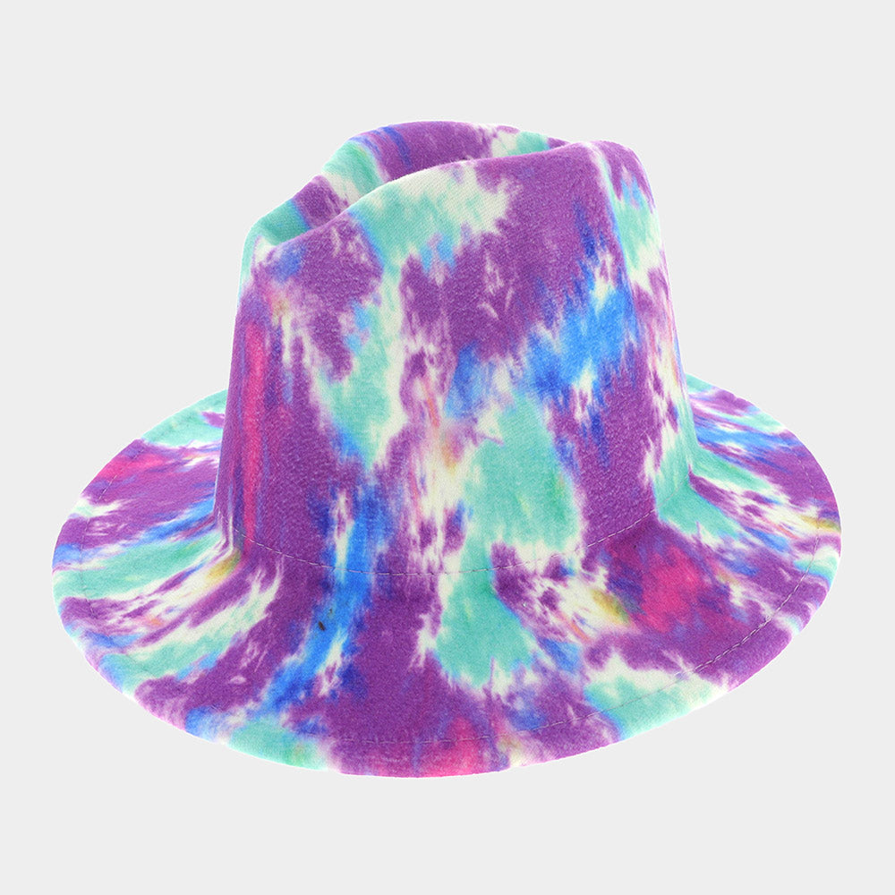 HATEGORY Abstract Patterned Panama Hat