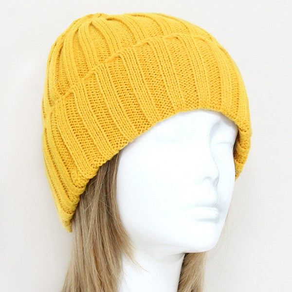 HATEGORY Striped Acrylic Beanie