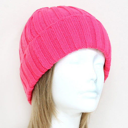 HATEGORY Striped Acrylic Beanie