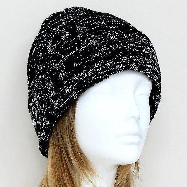 HATEGORY Acrylic Linear Weave Beanie
