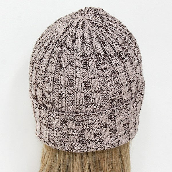 HATEGORY Acrylic Linear Weave Beanie