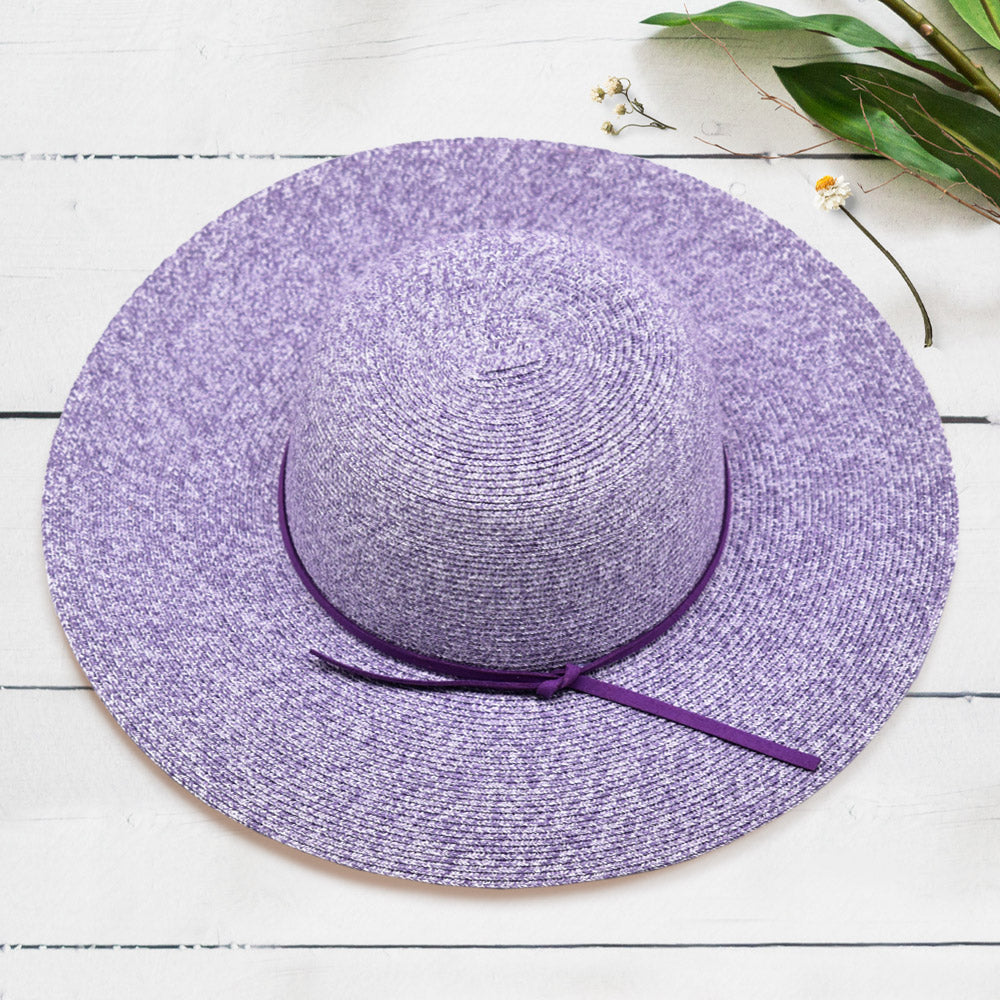 HATEGORY Skinny Band Straw Sun Hat