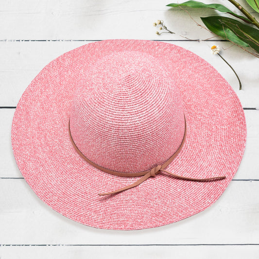 HATEGORY Skinny Band Straw Sun Hat