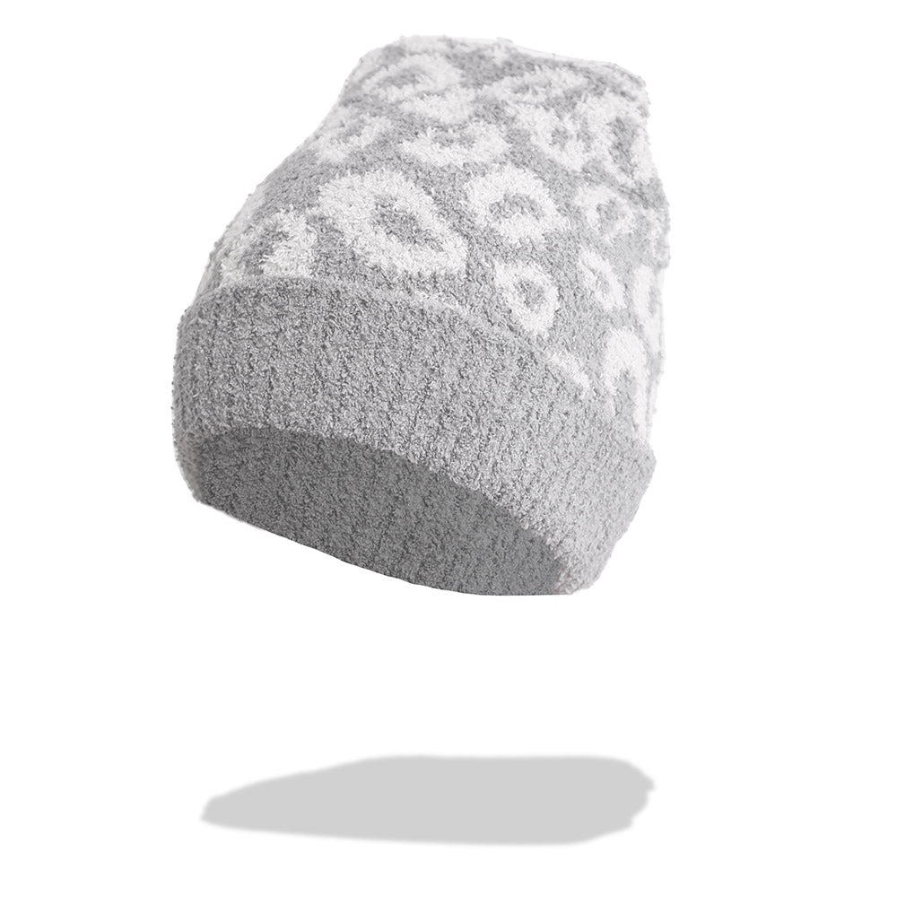 HATEGORY Leopard Patterned Kids Beanie Hat