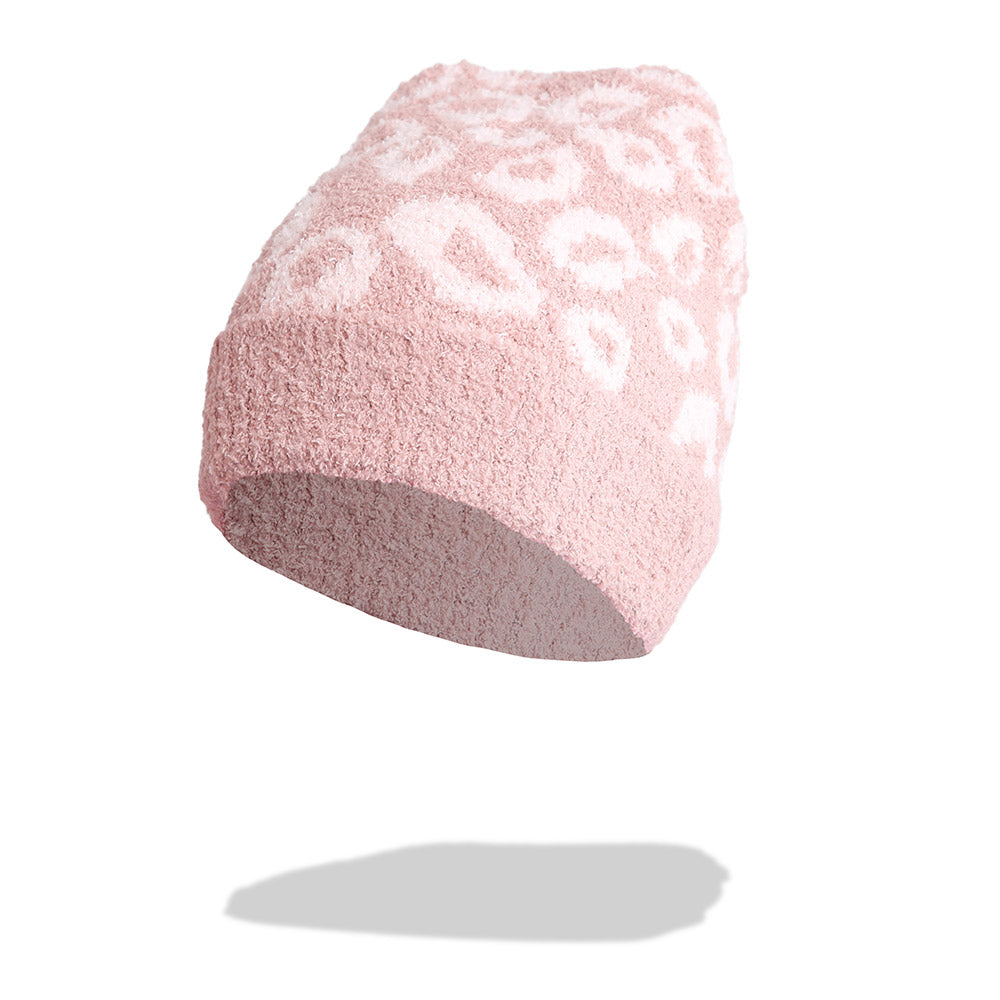 HATEGORY Leopard Patterned Kids Beanie Hat