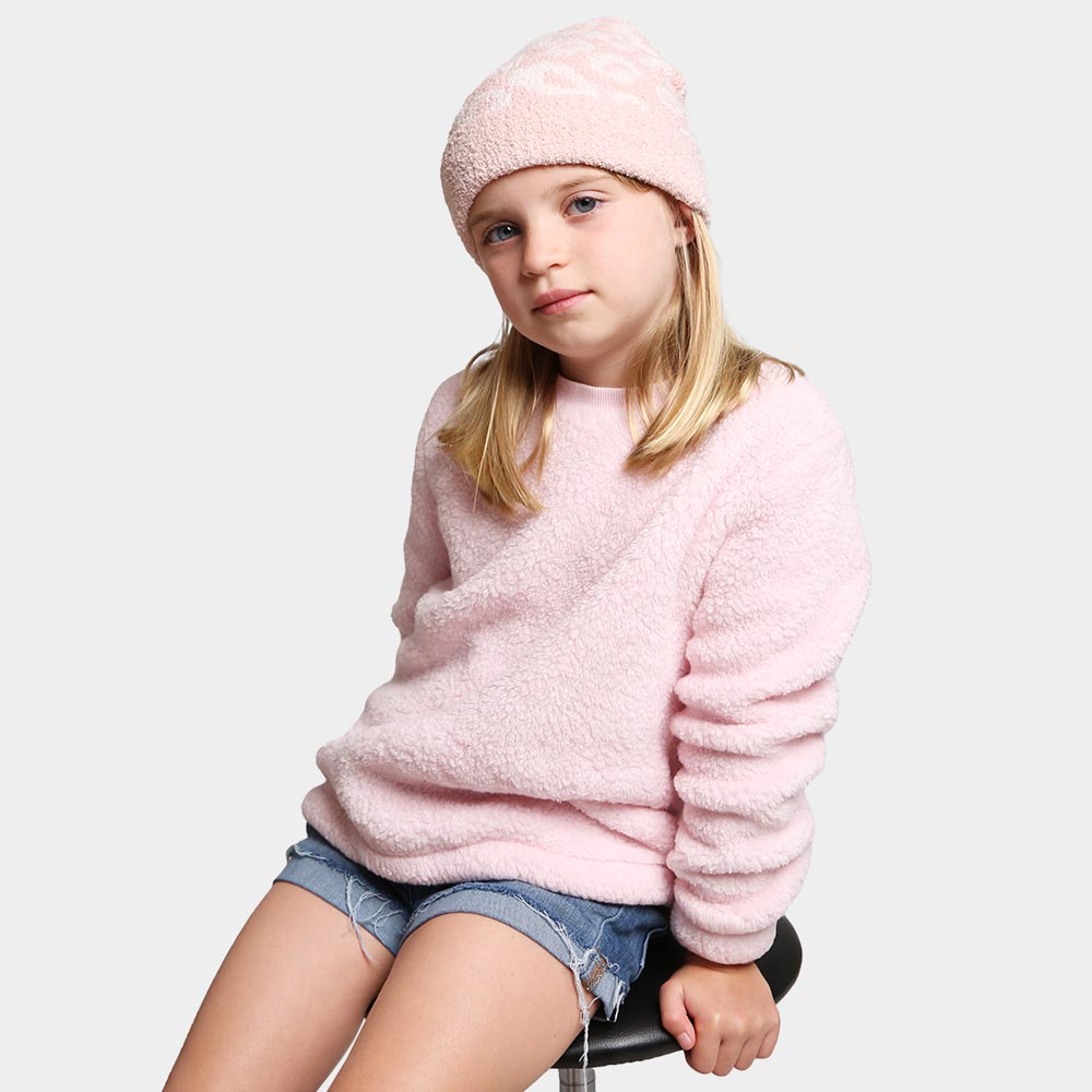 HATEGORY Leopard Patterned Kids Beanie Hat