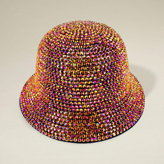 HATEGORY Bling Studded Bucket Hat