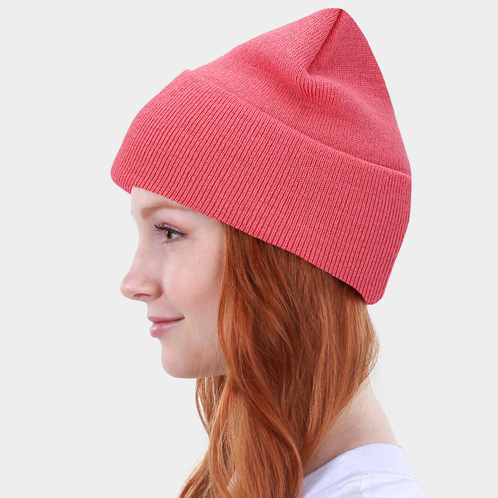 HATEGORY Soft Basic Beanie Hat