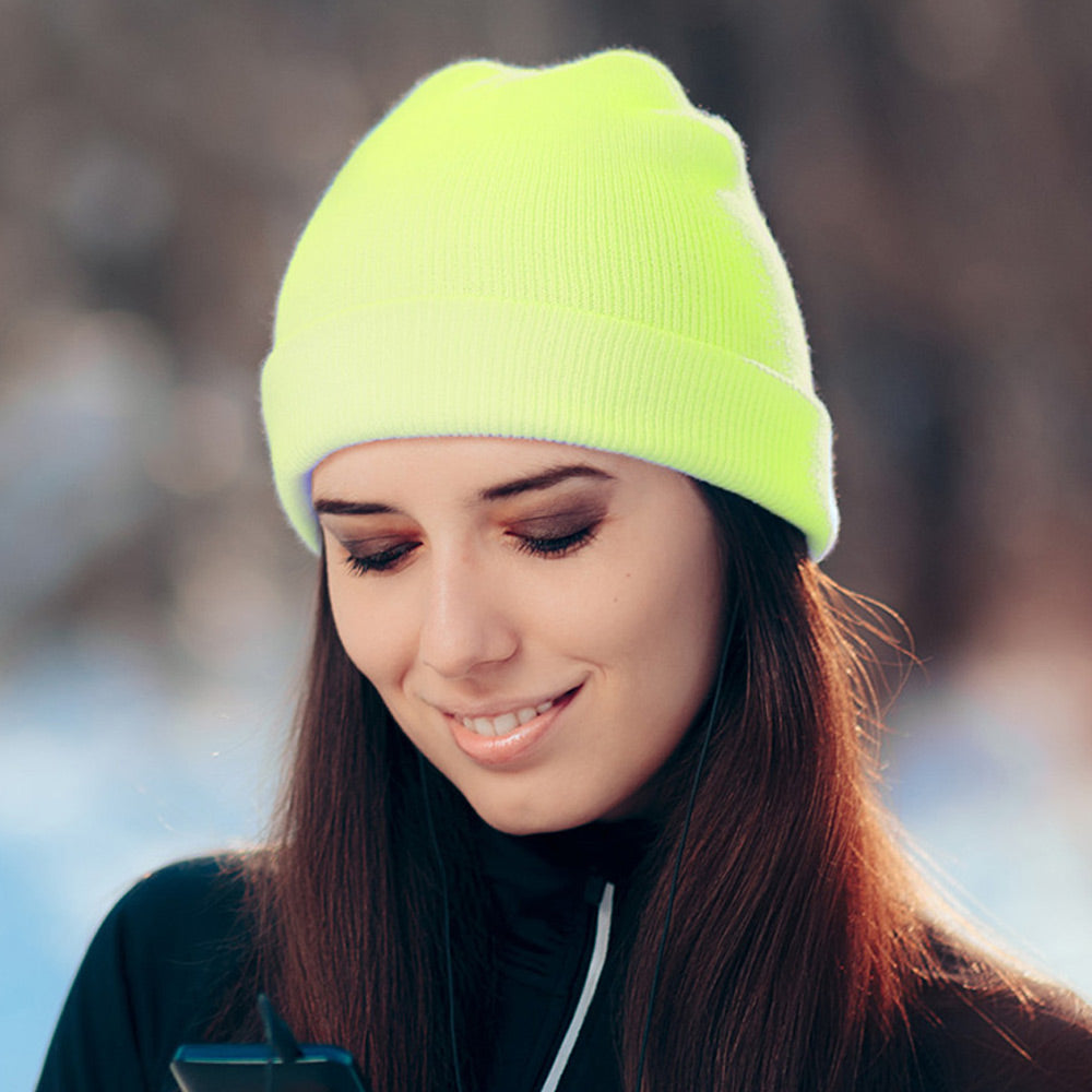 HATEGORY Soft Basic Beanie Hat