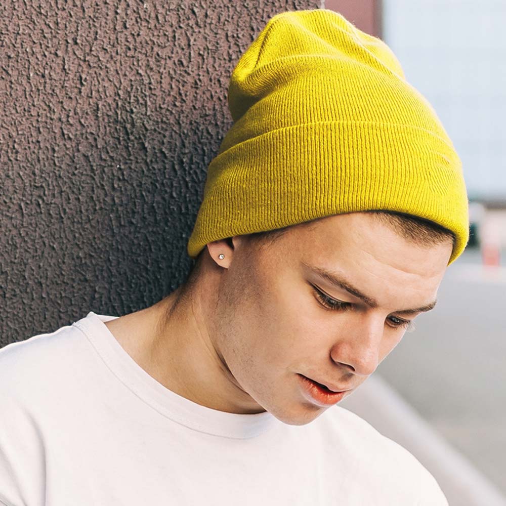 HATEGORY Soft Basic Beanie Hat