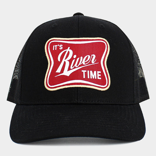 HATEGORY The River Time Patch Pointed Mesh Back Hat