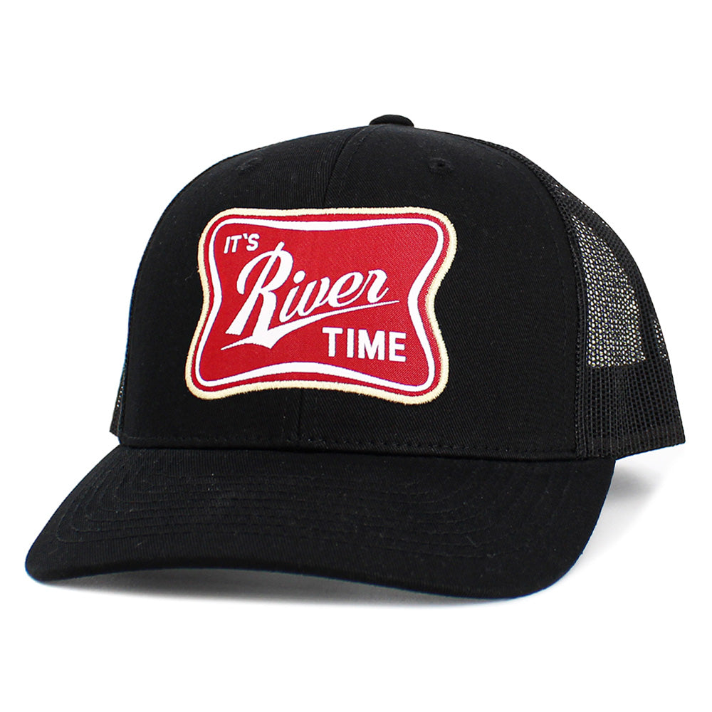 HATEGORY The River Time Patch Pointed Mesh Back Hat