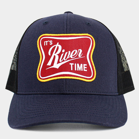 HATEGORY The River Time Patch Pointed Mesh Back Hat