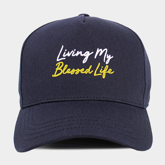 HATEGORY LIVING MY BLESSED LIFE Embroidered Baseball Cap