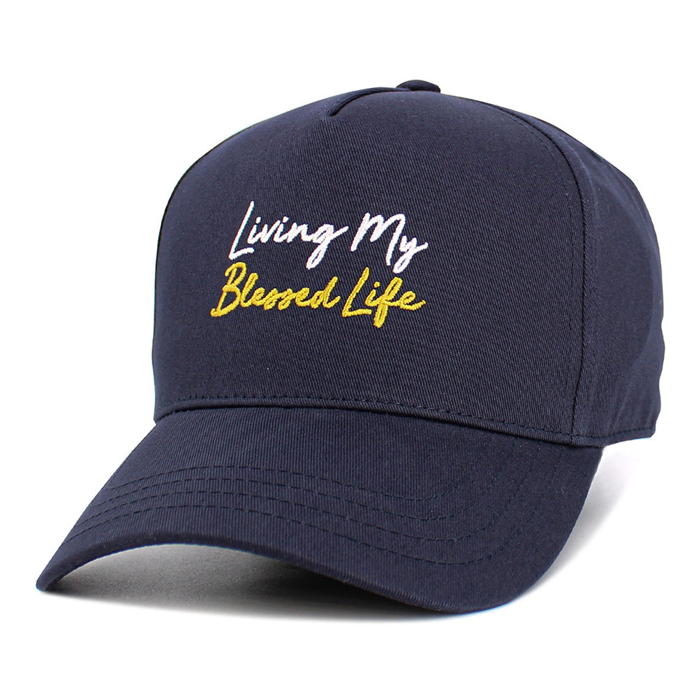HATEGORY LIVING MY BLESSED LIFE Embroidered Baseball Cap