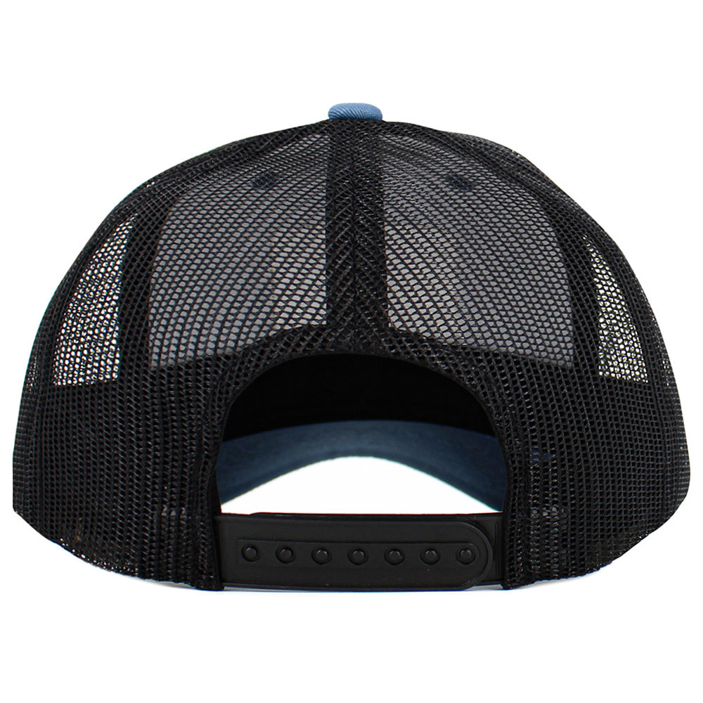 HATEGORY RODEO Steer Head Patch Pointed Mesh Back Trucker Hat