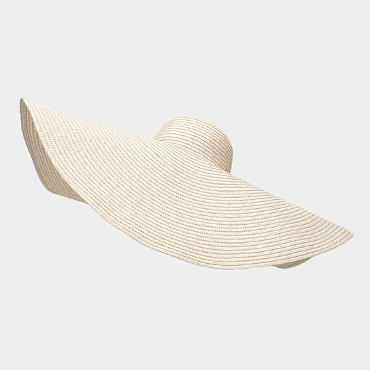 HATEGORY Solid Straw Sun Hat