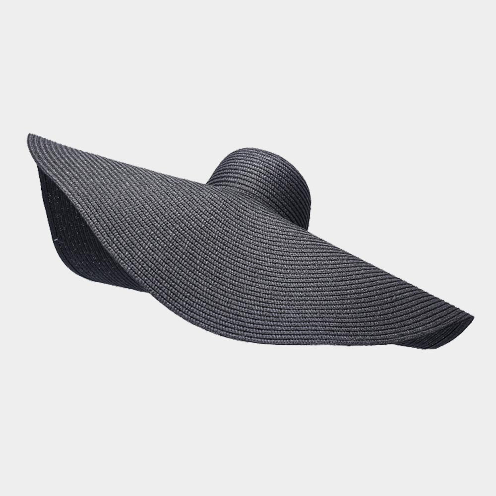 HATEGORY Solid Straw Sun Hat
