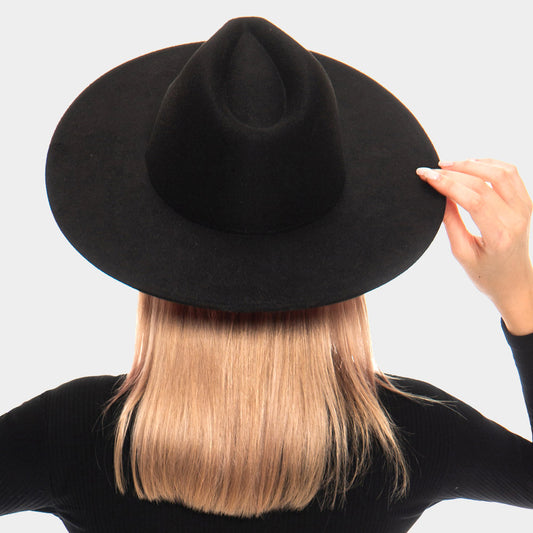 HATEGORY Solid Panama Hat