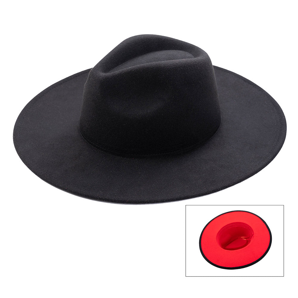 HATEGORY Solid Panama Hat