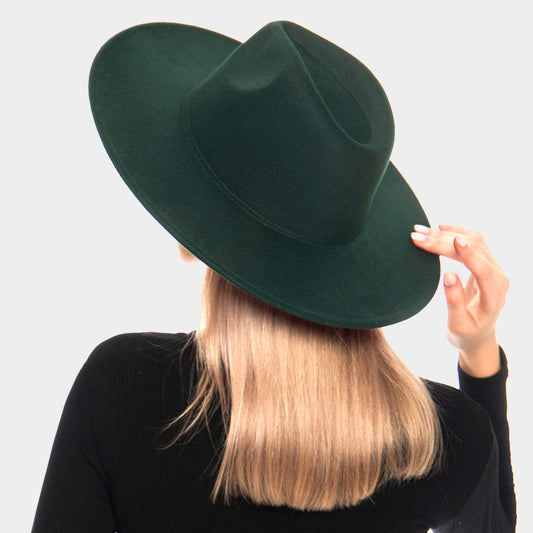 HATEGORY Solid Panama Hat