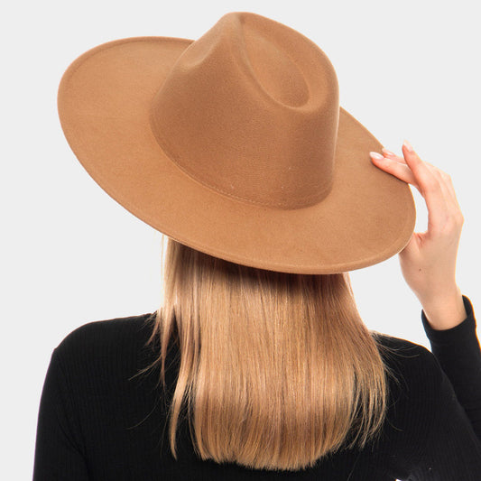 HATEGORY Solid Panama Hat