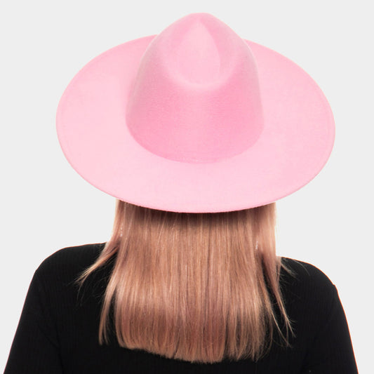 HATEGORY Solid Panama Hat