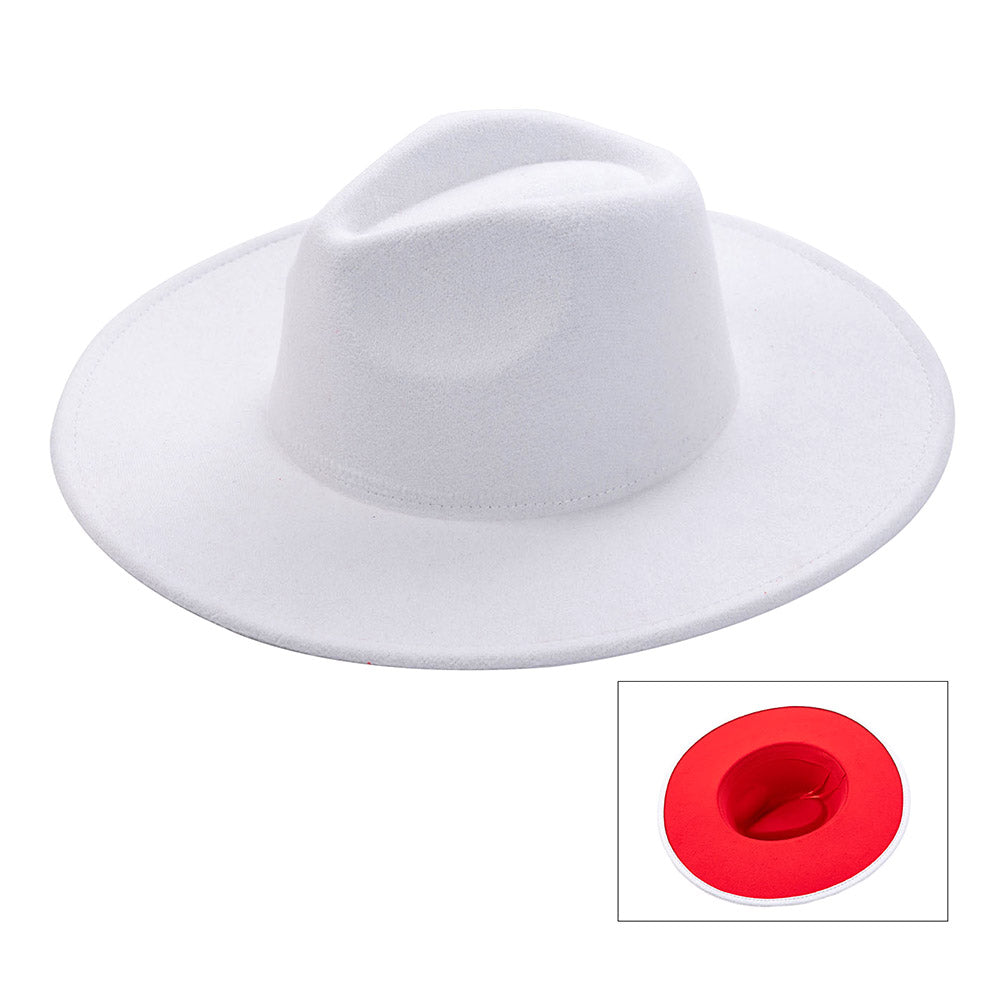HATEGORY Solid Panama Hat