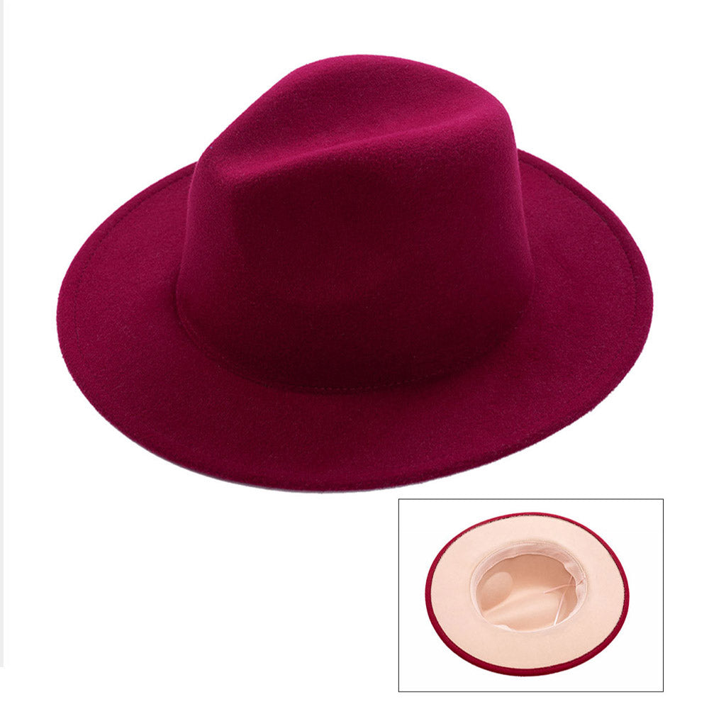 HATEGORY Solid Panama Hat