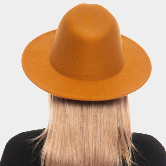 HATEGORY Solid Panama Hat