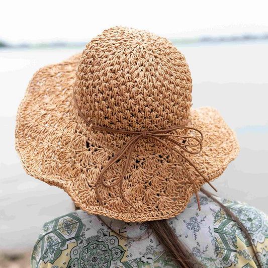 HATEGORY Foldable Suede Pointed Sun Hat