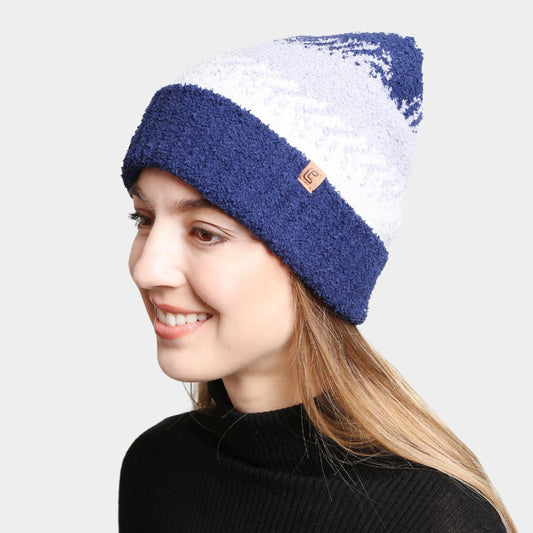 HATEGORY Mixed Knit Beanie