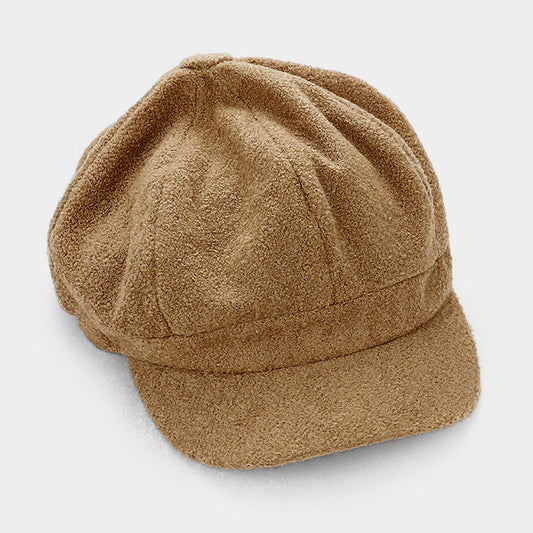 HATEGORY Solid Soft Baker Boy Hat