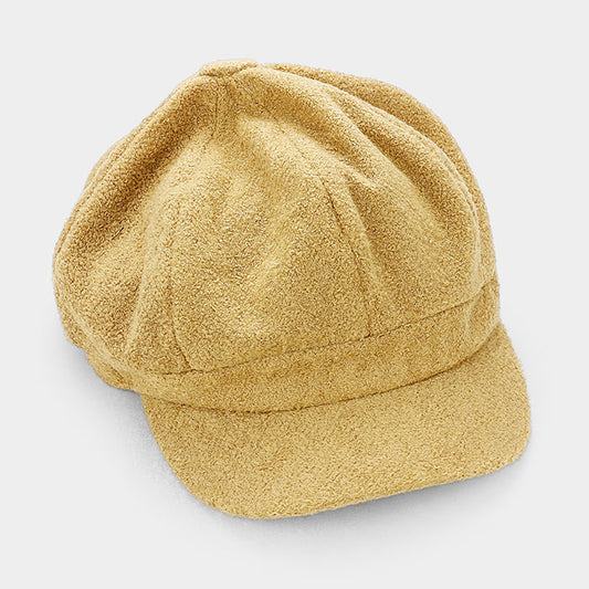 HATEGORY Solid Soft Baker Boy Hat