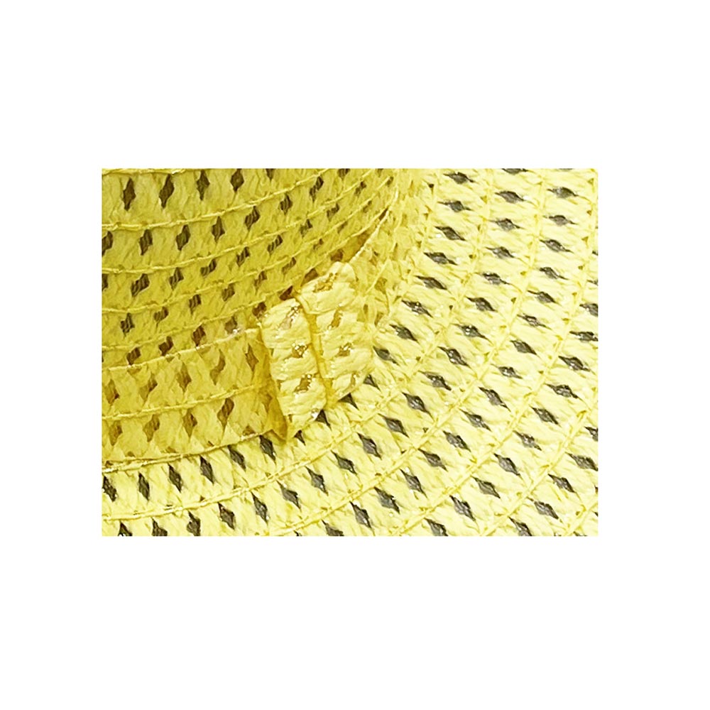 HATEGORY Open Weave Wide Brim Straw Sun Hat