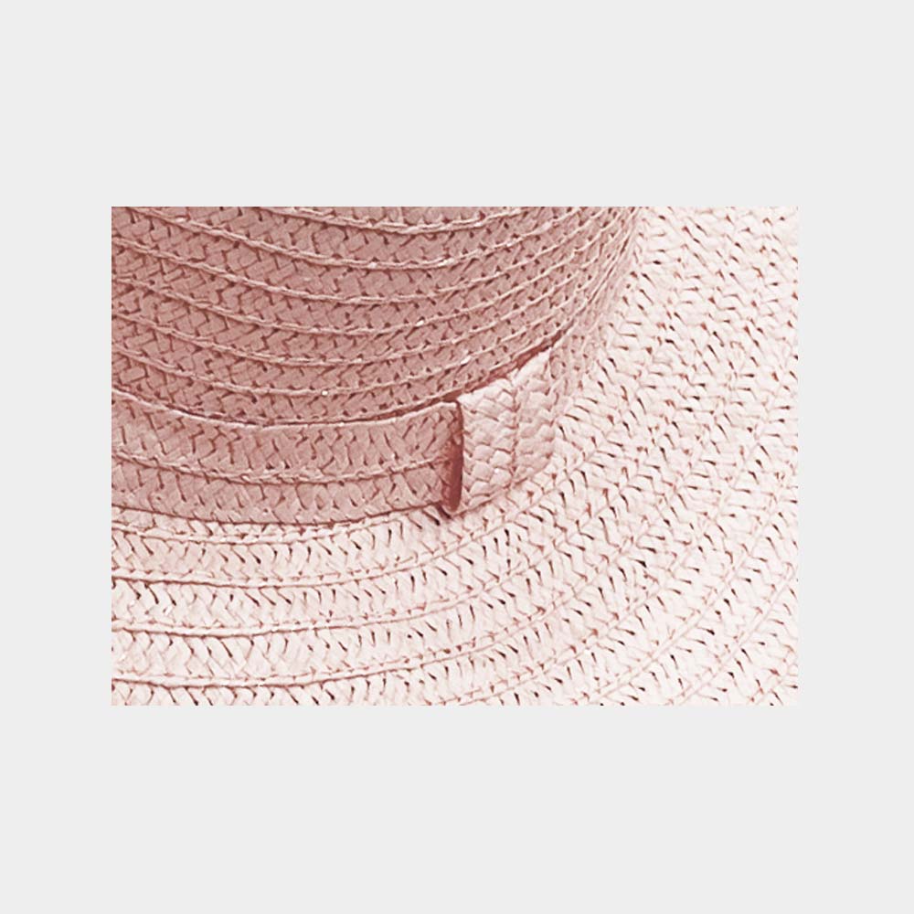 HATEGORY Solid Straw Sun Hat