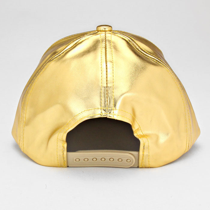 HATEGORY Studded Faux Leather Cap