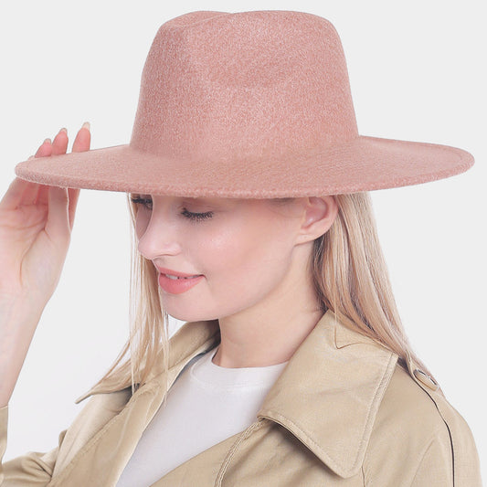 HATEGORY Solid Panama Hat