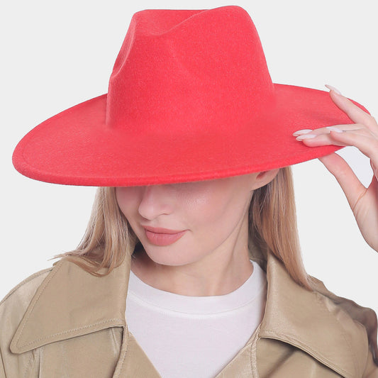 HATEGORY Solid Panama Hat