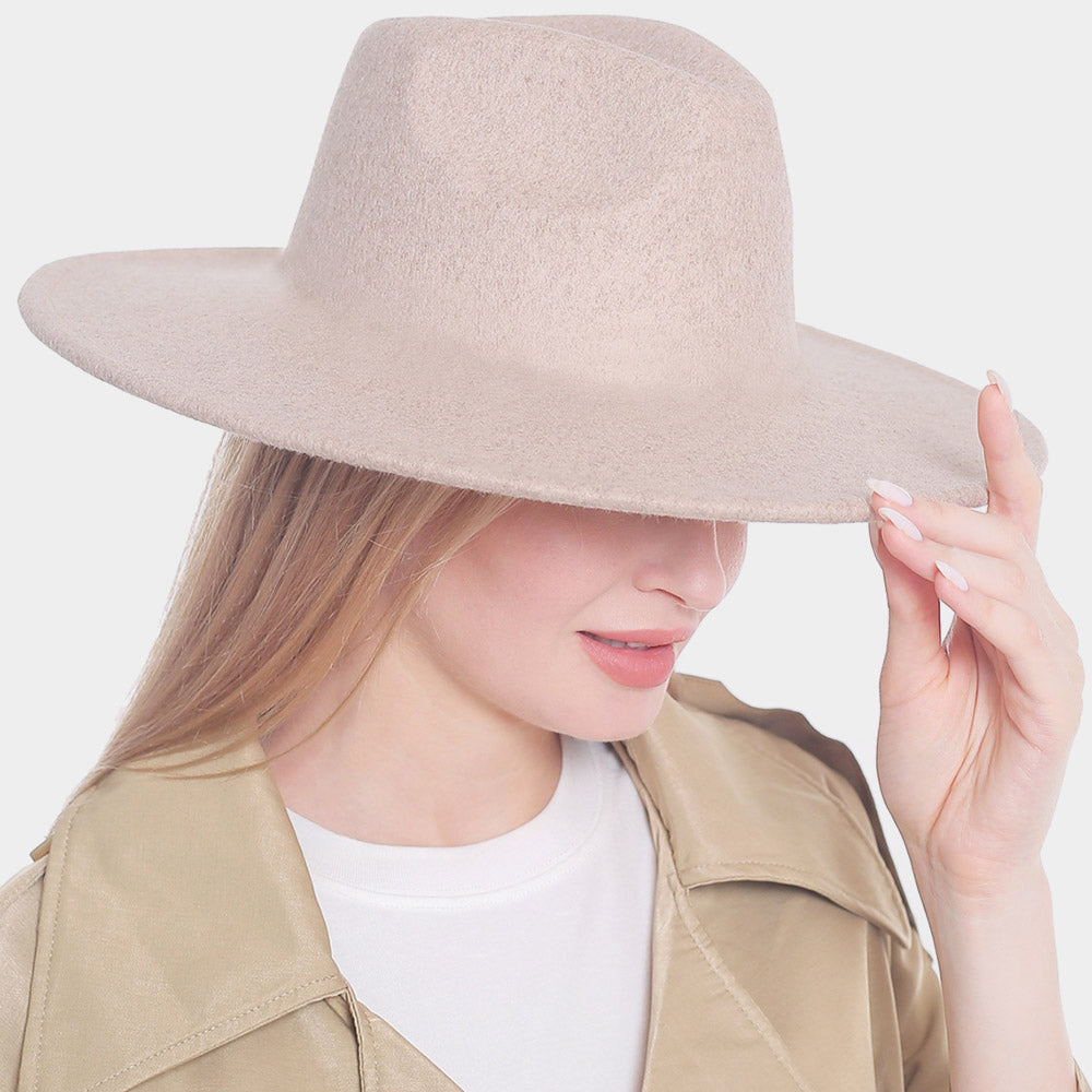 HATEGORY Solid Panama Hat