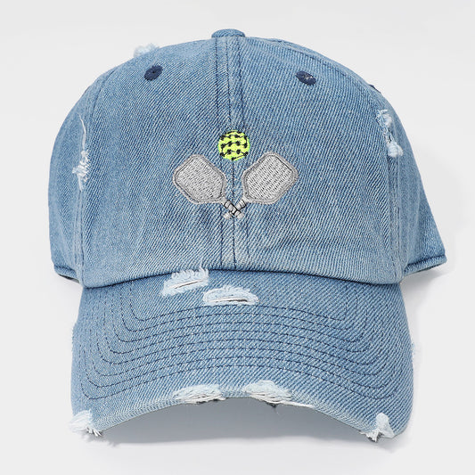 HATEGORY Pickleball Paddle Ball Vintage Baseball Cap