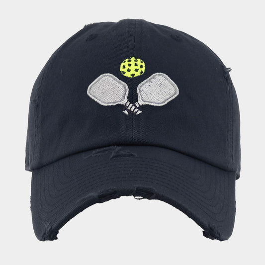 HATEGORY Pickleball Paddle Ball Vintage Baseball Cap