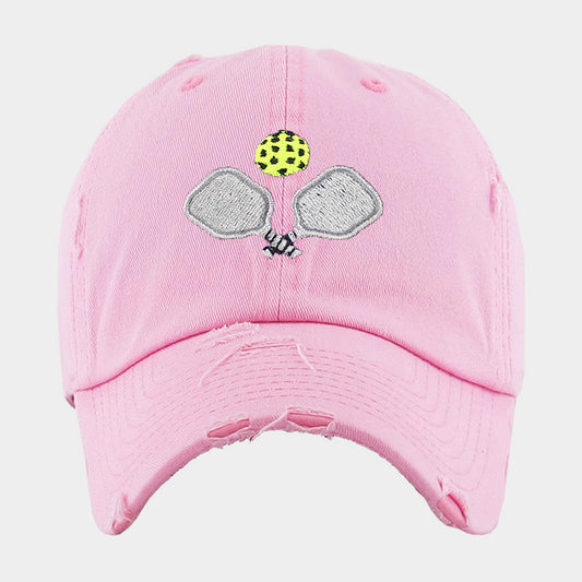 HATEGORY Pickleball Paddle Ball Vintage Baseball Cap