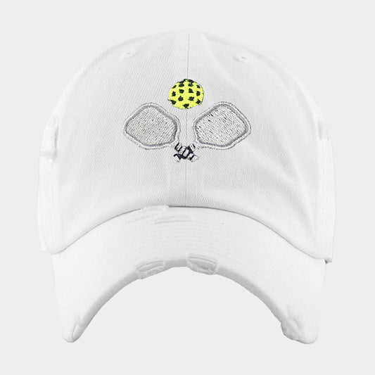 HATEGORY Pickleball Paddle Ball Vintage Baseball Cap