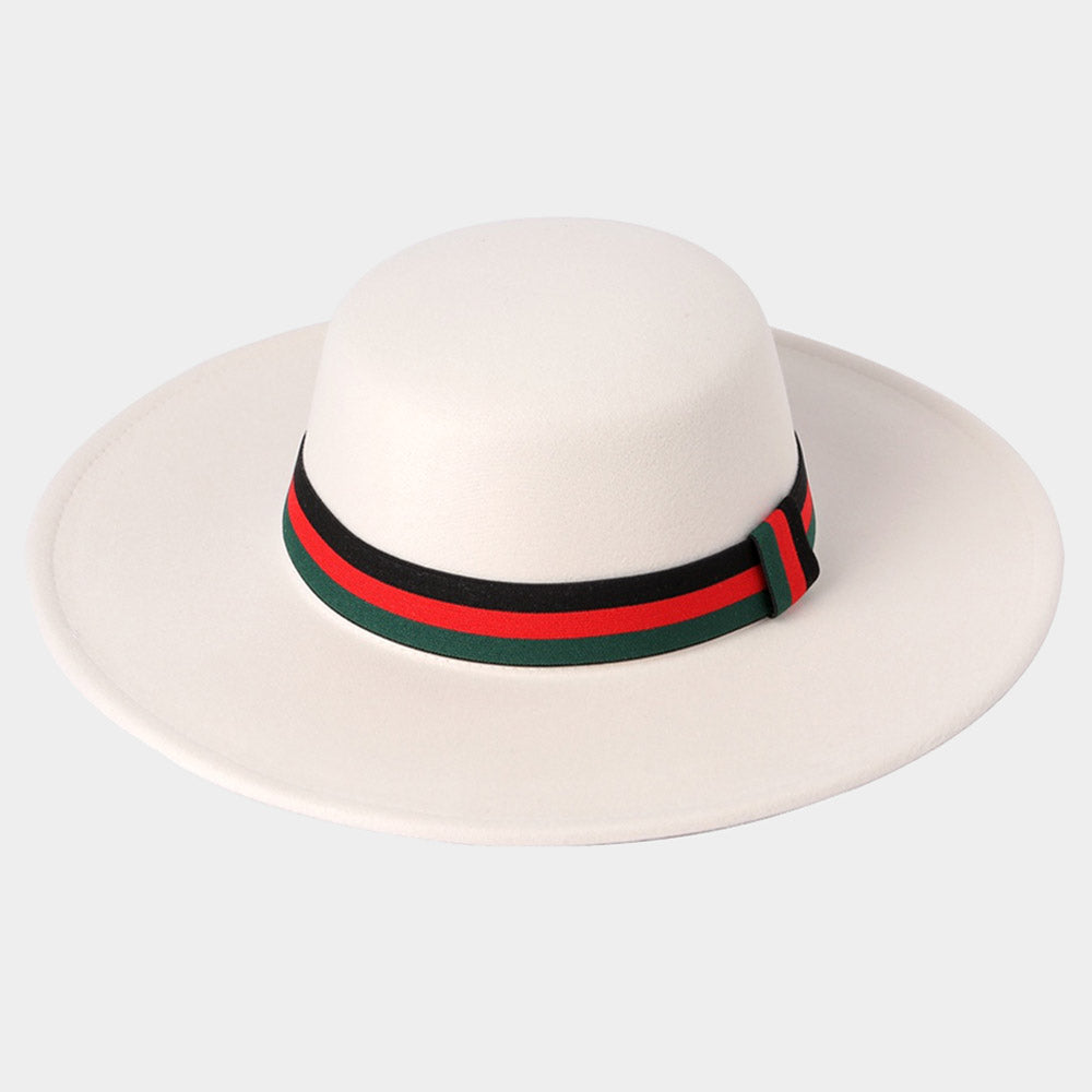 HATEGORY Color Block Band Solid Hat