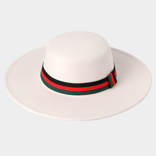 HATEGORY Color Block Band Solid Hat