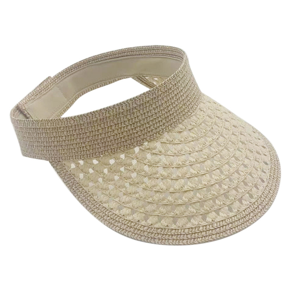 HATEGORY Straw Visor Sun Hat