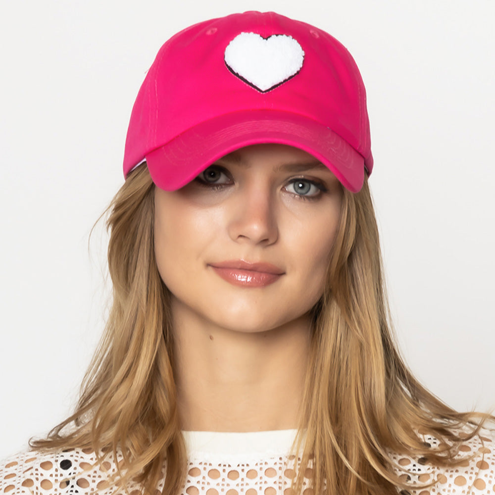 HATEGORY Heart Embroidered Baseball Cap