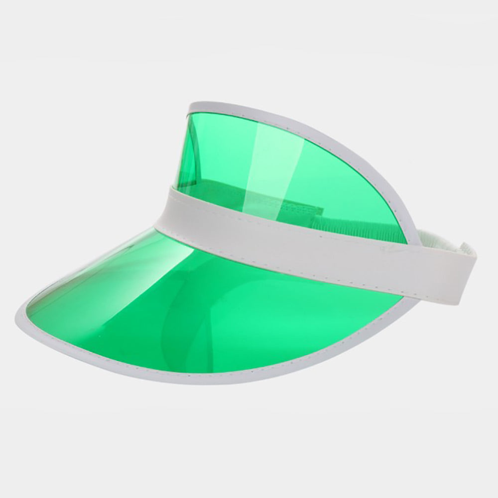 HATEGORY Transparent Fashion Visor Sun Hat